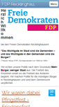 Mobile Screenshot of fdp-re.de